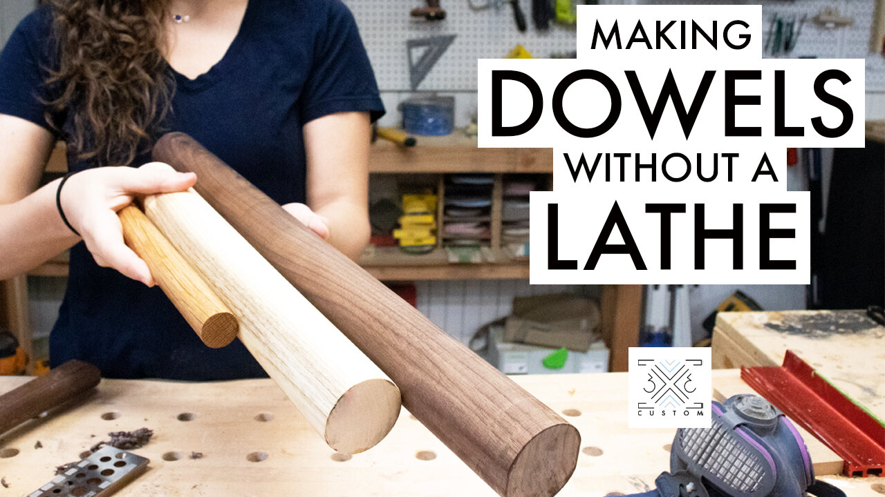 Making Dowels without a Lathe — 3x3 Custom